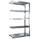 TRUSCO ステンレス製中量ボルトレス棚 SM3-7465B SM3型 W1200×D571×H2100 5段 連結