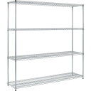 TRUSCO ステンレス製メッシュラック TSM-6344 H1838XW905XD457 4段
