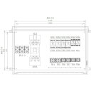 セフティー 仮設動力分電盤 P400-N6 P400−N6 6回路(150A×2)(100A×2)(60A×2)