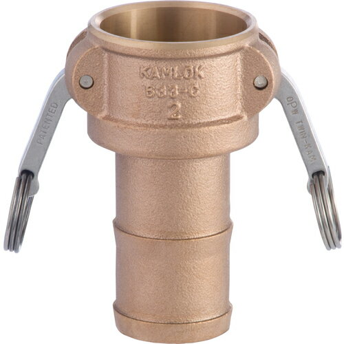 TOYOX カムロック 633-C-2-1/2-BR カプラー ホースシャンク ブロンズ 633−C 2−1/2インチ BR