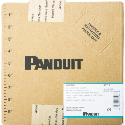 PANDUIT MLT MBH-MR Ĺܥƥ쥹Х إӡ SUS304 :7.9mm Ĺ:304.8m/...
