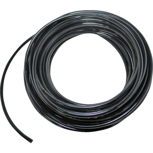 TRUSCO ナイロンチューブ TNT-1290-100BK 12X9.0 100M 黒