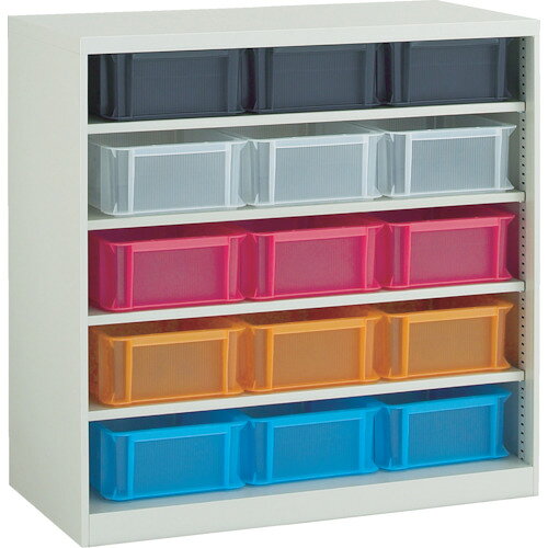 TRUSCO コンテナラックケース 304CF-SK15SET バンラックケース CF型 TSK−910X各色3個付