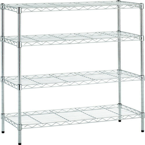 TRUSCO ステンレス製メッシュラック TSM19-3334 800X350XH830 4段