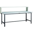TRUSCO 軽荷重作業台(300kg)AE型 RAE-1809YURB DG 1800X900XH1044(全高) 上棚付 ダークグレー色