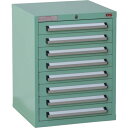 OS ミゼットキャビネット M8-3 間口418×奥行407×高さ543mm(若草色)最大積載量140kg
