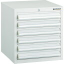 TRUSCO LVR型キャビネット LVR-421W 392X412XH420 引出6段 W