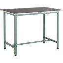 TRUSCO 軽荷重立作業台(300kg)HAE型 HAE-1260G5 1200X600XH905 ゴムマット張り グリーン色