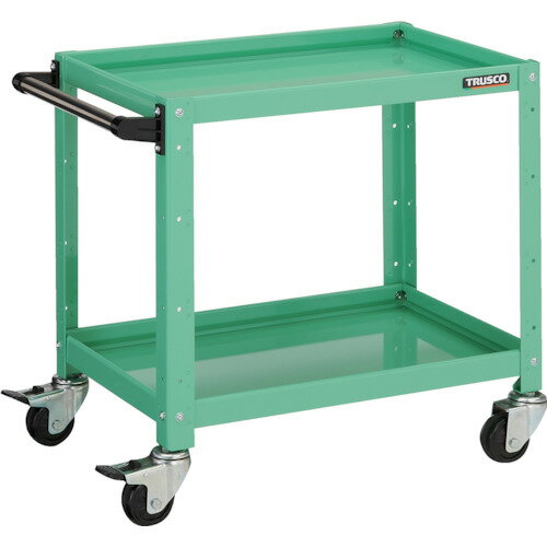 TRUSCO ツールワゴン BDW-662U-YG バーディワゴン 600X400XH600 ウレタン車輪 ヤンググリーン