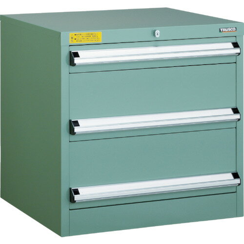 TRUSCO VE6S型中量キャビネット VE6S-606 600X550XH600 引出3段 1台