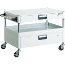 TRUSCO ツールワゴン PEW-671VZ-W フェニックスワゴン 省音 750X500XH600 引出付 ホワイト(4)