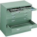 TRUSCO WVR型キャビネット WVR-L8W 880X500XH880 引出8段