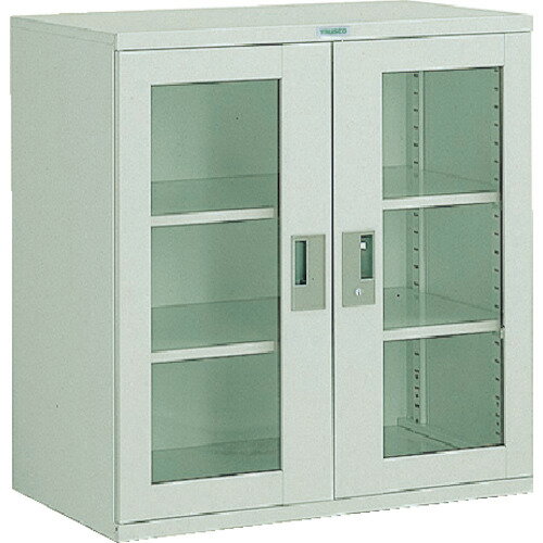 TRUSCO コンテナラックケース T302-L バンラックケース L型 両開き扉 844X490XH880