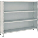 TRUSCO スチールラック 45V-24 軽量棚背板・側板付 W1500XD300X1200 4段 ネオグレー