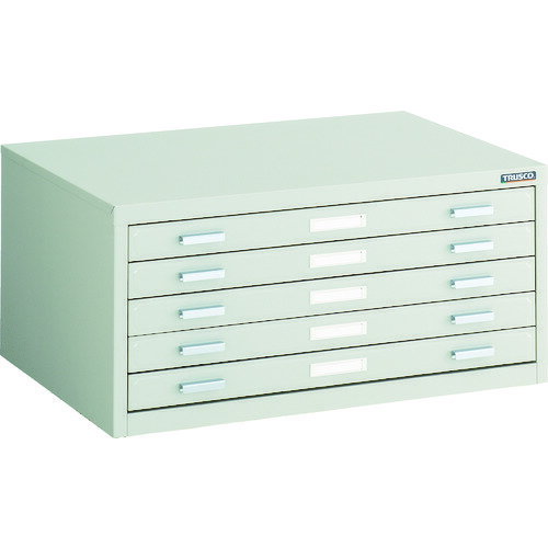 TRUSCO マップケース A2-1W5 スチール A2X5段 696X480XH330(4)