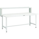TRUSCO 軽荷重作業台(300kg)AE型 AE-1800YURB YG 1800X750XH1044(全高) 上棚付 ヤンググリーン色