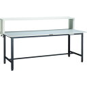 TRUSCO 軽荷重作業台(300kg)AE型 RAE-1800YURB YG 1800X750XH1044(全高) 上棚付 ヤンググリーン色