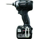 HiKOKI 14.4Vコードレスインパクトドライバ WH14DDL2-2LYPK-B 6.0Ah ブラック