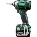HiKOKI 14.4Vコードレスインパクトドライバ WH14DDL2-2LYPK-L 6.0Ah グリーン