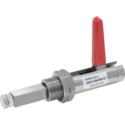 育良 横押し型トグルクランプ ISK-51MD0 スチール(31455) ストローク43mm ブラケット取付型 押圧力3.0kN