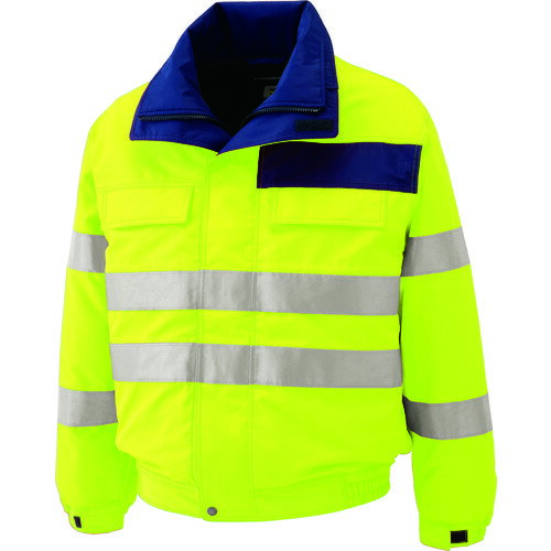 ミドリ安全 高視認性 SE1134-UE-4L 防水帯電防止防寒ブルゾン イエロー 4L