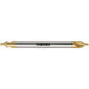 ヤマワ ロングシャンクコーティング強ねじれ溝A形60° CE-SL-V-L-150-5X12 センタ穴ドリル CE−SL V L150 5X60°X...