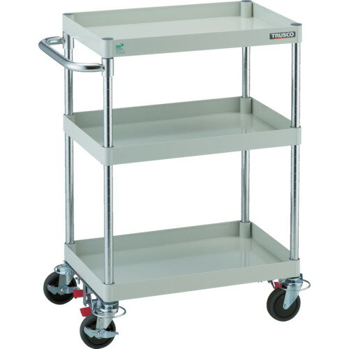 TRUSCO ツールワゴン PEW-963-4B-W フェニックスワゴン 省音 600X400 4輪S付 ホワイト