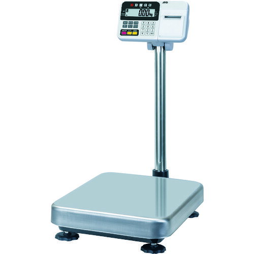 A＆D 防塵・防水デジタル台はかり(内蔵プリンタ付) HW100KCP ひょう量100kg