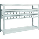 TRUSCO スチールラック M2-4645-E26 M2型軽中量棚 H1200 樹脂NG引出付 小X26