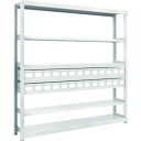 TRUSCO スチールラック M2-6637-A26 M2型軽中量棚 H1800 スチール引出付 小X26