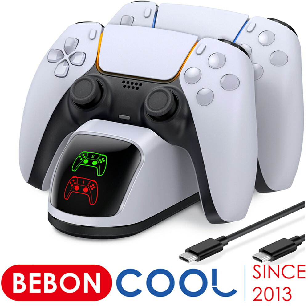 BEBONCOOL PS5 コントローラー 充電スタンド p