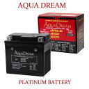 <在庫有>AQUA DREAM アクアドリームADTX5L-BS/ADTZ6V/ADTZ7Sシールド型 MF(PLATINUM) 液入充電済 バイク用バッテリー...