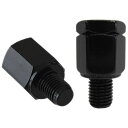 タナックス TANAXSH-8バイクミラー ナポレオン 正ネジアダプター ブラック 逆8mm→正8mm