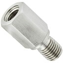 タナックス TANAXSS-6バイクミラー ナポレオン スリムステンレスアダプター(1個入り) 正8mm→正10mm