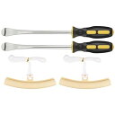 バイクパーツセンター975039MOTO TOOLS タイヤレバー&リムプロテクターセット 汎用