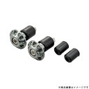 DAYTONA デイトナ72023アルミバービレットバーエンド ファインカットType ガンメタ