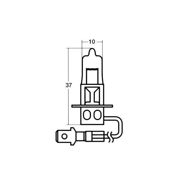 スタンレー STANLEY14-0125ハロゲンバルブ 24V55W H3