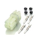 KITACO キタコ0900-755-02024コネクターセット HM防水/4極(オス)/1セット 汎用