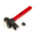 加藤電機 HORNETLH-17Rホーネットハンドルロック T型ロック方式 (防犯ステッカー2枚付き)