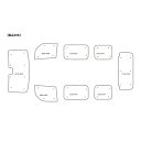 BONFORM ボンフォーム7910-45SI車中泊 車中泊シェード 車種専用 UVカット M4-83ハイゼットカーゴ シルバー