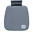 BONFORM ボンフォーム5202-43BLクッション Leeヒッコリー ヒップ型 サイズ:45x45cm カラー:ブルー
