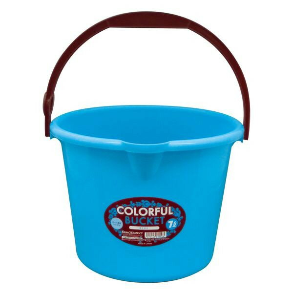 プロスタッフ PROSTAFFP134カラフルバケツ 7L ブルー