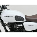 デイトナ DAYTONA49170レザーニーグリップパッド GB350/S(21~24) ブラック