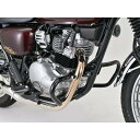 DAYTONA デイトナ61563パイプエンジンガード W230、MEGURO S1 グロスブラック