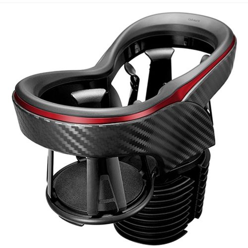 カーメイト CARMATEDZ413ツインカップホルダークワトロXカーボン調メタリックレッド