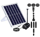 【送料無料】ソーラーパネルで省エネ仕様 ポンドポンプ 噴水 池ポンプ 電源不要 ベランダ 庭 小型 プール 家庭用 TEC-BSV-SP100D