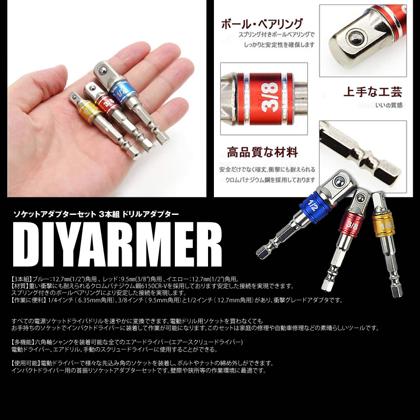 �����åȥ����ץ������å� 3���� �ɥ�륢���ץ��� ������ ����ѥ��ȥɥ饤�С� ��ư �ɥ�륽���å��ѡ�tecc-sokebit[�᡼����ȯ��]