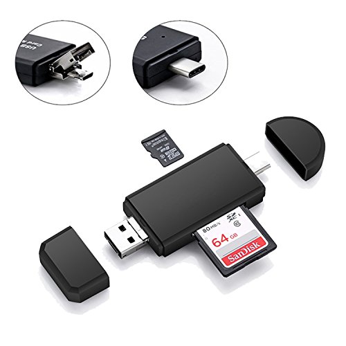 樂天商城 - type-c　マルチ Micro USB OTG USB 2.0 カードリーダー　OTG USB 変換コネクタ SD/ Micro SD カード対応 SDのデータをスマホやタブレットで読取　転送tecc-tycsdd[メール便発送・代引不可]