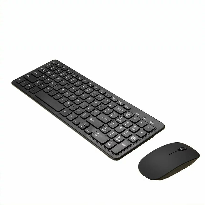 無線 マウス 薄型　キーボード セット パソコン PC 周辺機器 USB ワイヤレス コードレス　スタイリッシュ　スリム　テンキーtecc-kmboardのサムネイル