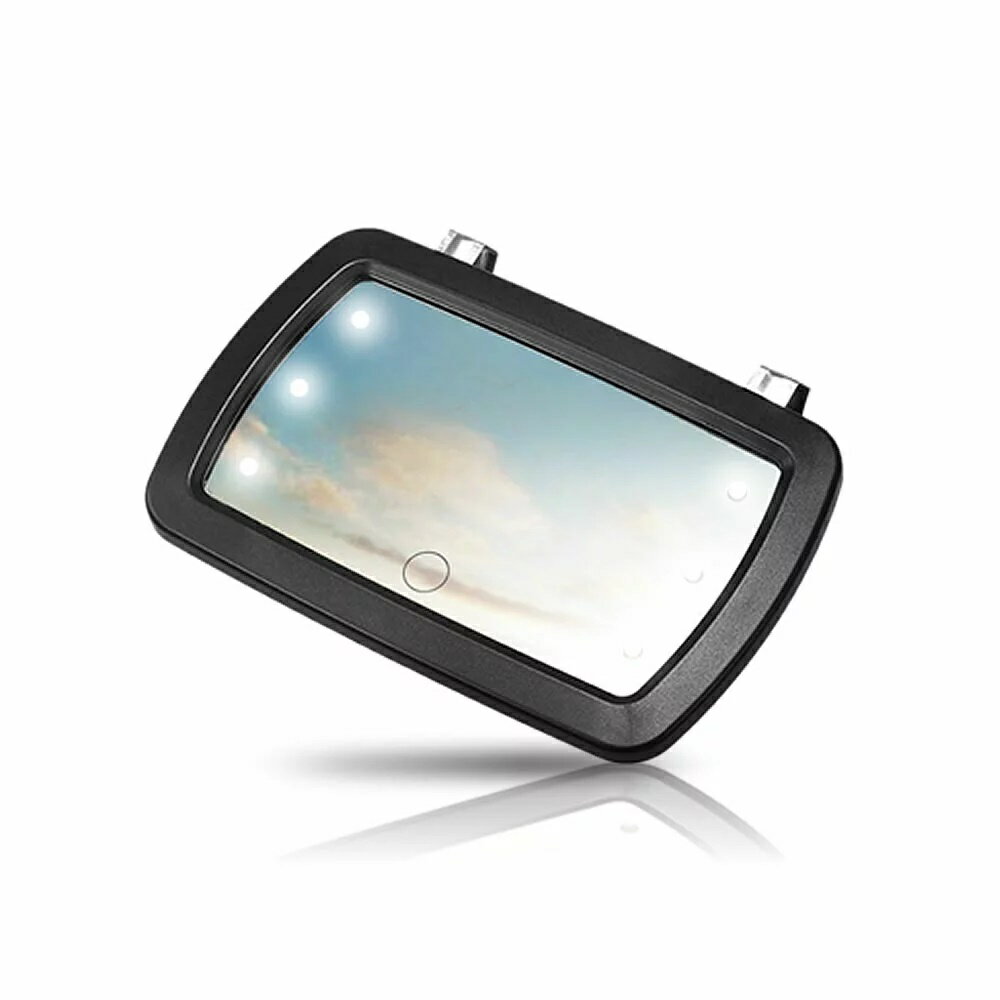 車用 サンバイザー 設置型 化粧 化粧鏡 かがみ 簡単取付 カーミラー メイク 化粧 身だしなみ LEDライト..